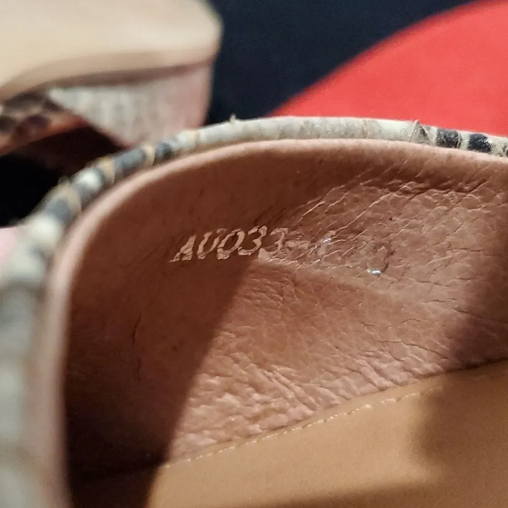 Revolve Alias Mae Snakeskin Heels - Picture 9 of 12